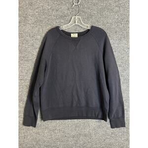 Acne Studios Womens Crewneck Blue Sweatshirt College Cotton Sz Large Pullover